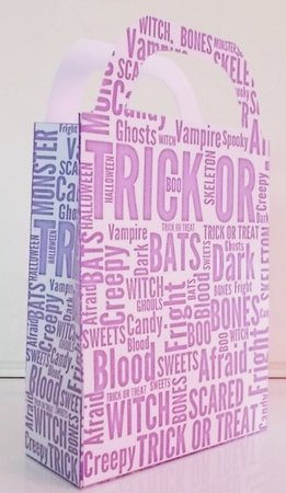 Purple Halloween gift bag 1 by Pam Stubley