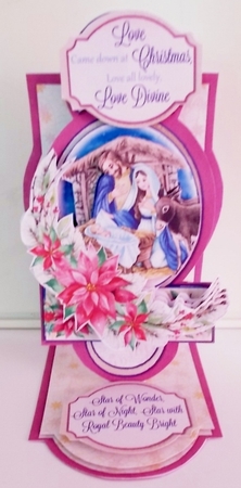 Love Came Down at Christmas 1 Fold Up Easel Card Kit by Pam Stubley