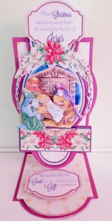 Love Came Down at Christmas 2 Fold Up Easel Card Kit by Pam Stubley