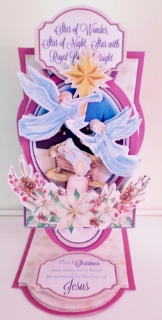 Love Came Down at Christmas 4 Fold Up Easel Card Kit by Pam Stubley