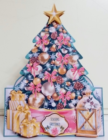 Shaped Christmas Tree 03 Mini Page Kit by Pam Stubley
