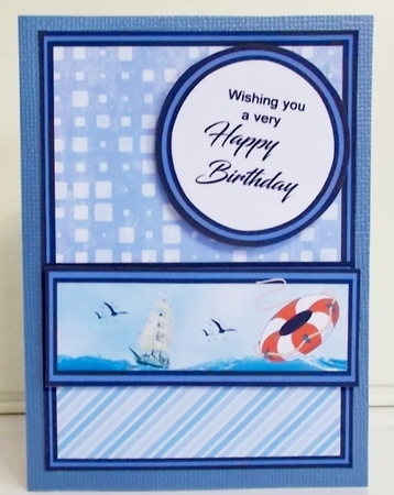 Diagonal pop-out All at sea by Pam Stubley