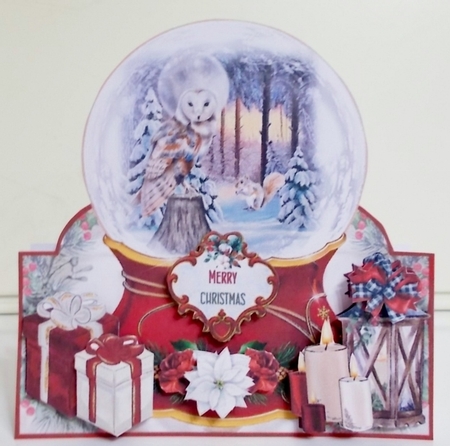 Snow Globe 6x6 Shaped Mini Page Kit by Pam Stubley