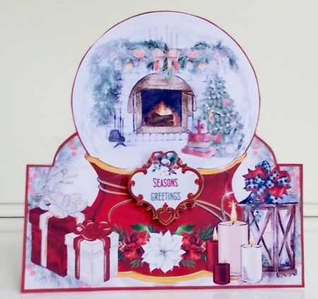 Snow Globe 03 6x6 Shaped Mini Page Kit by Pam Stubley