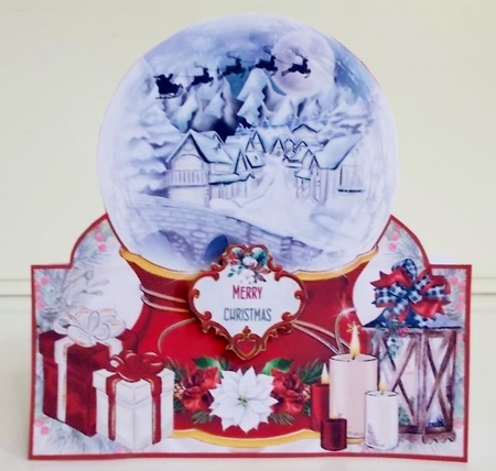 Snow Globe 04 6x6 Shaped Mini Page Kit by Pam Stubley