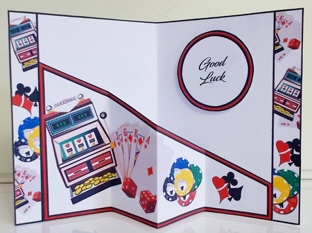 Diagonal pop-out Casino by Pam Stubley