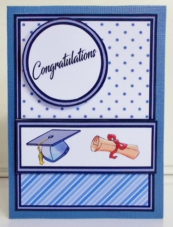 Diagonal pop-out Graduation Male by Pam Stubley