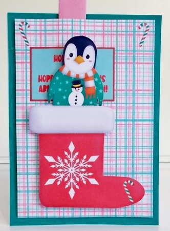 Penguin Slider Card - 2 by Pam Stubley
