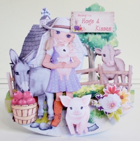Life is Better on the Farm 3 Rocker Card Mini Kit by Pam Stubley