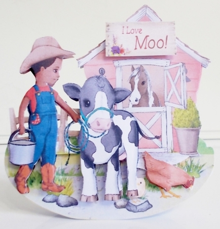 Life is Better on the Farm 4 Rocker Card Mini Kit by Pam Stubley