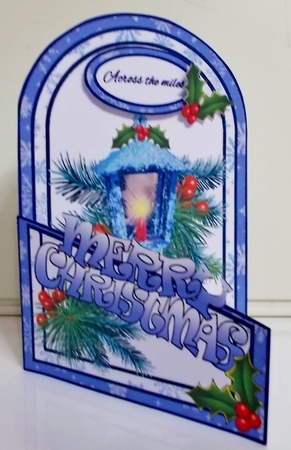 Cutaway Blue lantern by Pam Stubley
