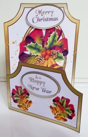 Cutaway Christmas bells by Pam Stubley