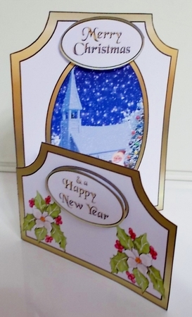 Cutaway Santa at church by Pam Stubley
