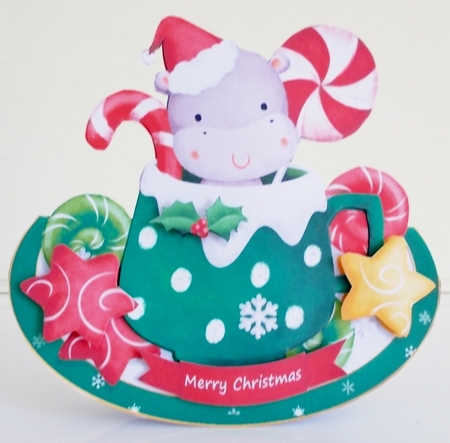 Sweet Rocking Christmas Animals # 2 by Pam Stubley