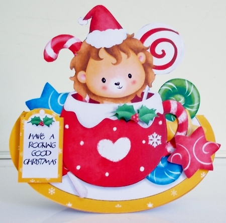 Sweet Rocking Christmas Animals # 3 by Pam Stubley