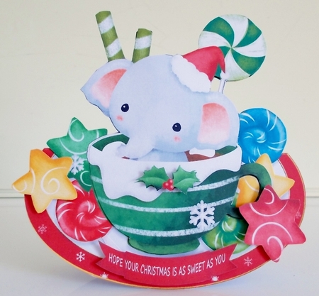 Sweet Rocking Christmas Animals # 4 by Pam Stubley