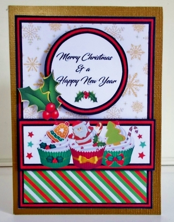 Diagonal pop-out Christmas cupcakes1 by Pam Stubley