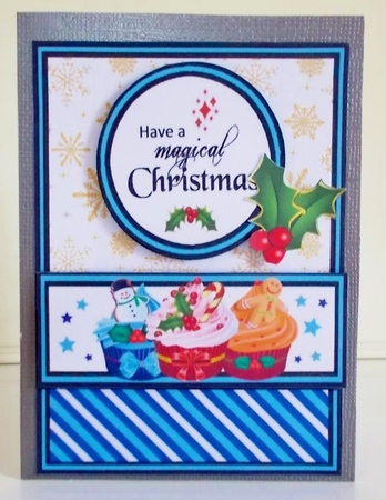 Diagonal pop-out Christmas cupcakes2 by Pam Stubley
