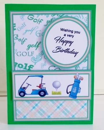 Diagonal pop-out Golf by Pam Stubley