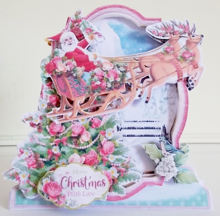 Joyful Noel 3 Shaped 6x6 Card & Envelope Kit by Pam Stubley