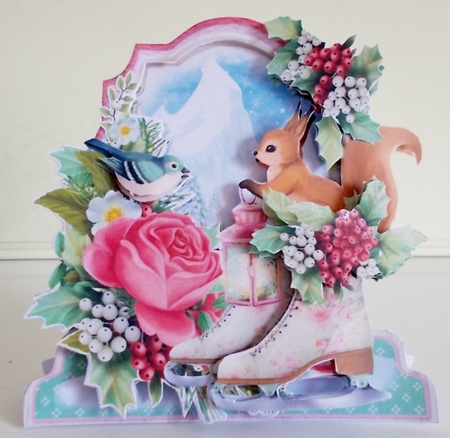 Joyful Noel 5 Shaped 6x6 Card & Envelope Kit by Pam Stubley