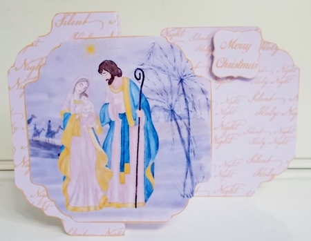 Silent Night Fold Back Mini Kit#1    by Pam Stubley