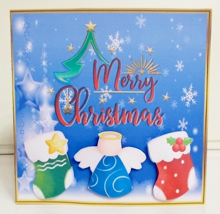 Gnomes for Christmas - Interlocking card by Pam Stubley