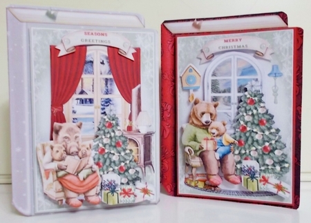 Cute Christmas Book Bumper Mini Page Kits by Pam Stubley