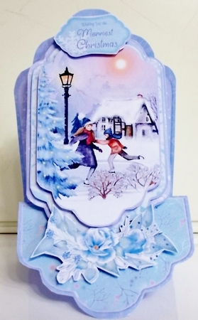 Tales of Winter 1C - Upright Z-fold Tag Card Mini Kit by Pam Stubley