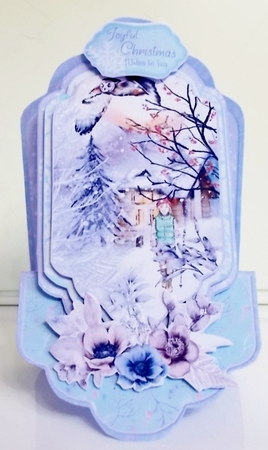 Tales of Winter 1D - Upright Z-fold Tag Card Mini Kit by Pam Stubley
