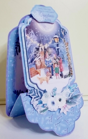 Tales of Winter 2A - Upright Z-fold Tag Card Mini Kit by Pam Stubley