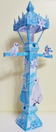 Queen of Ice 3D Victorian Lampost Luminiere by Pam Stubley
