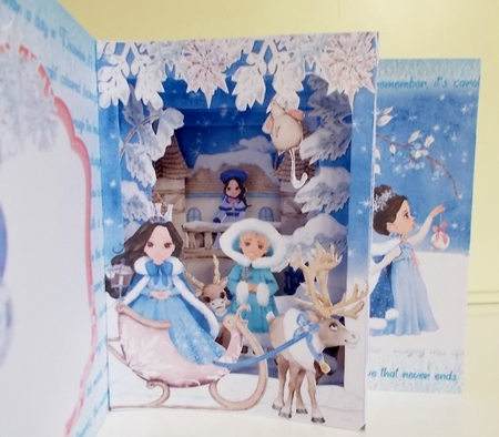 Some Enchanted Christmas 2 Storybook Tunnel Card by Pam Stubley