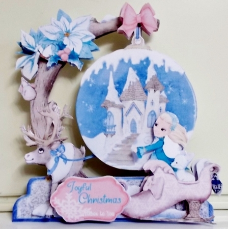 Some Enchanted Christmas 3 Shaped 6x6 Card & Envelope Kit by Pam Stubley