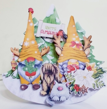 Let it Gnome 3 Rocker Card Mini Kit by Pam Stubley
