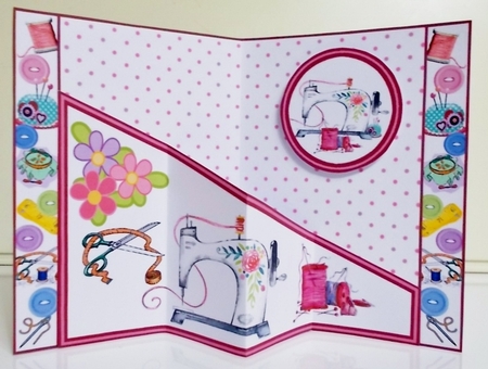 Diagonal pop-out Sewing by Pam Stubley