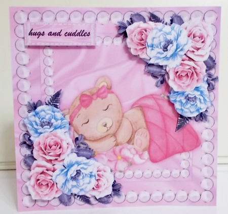 Pearl Frame Cute Birthday Girl  Mini Kit by Pam Stubley