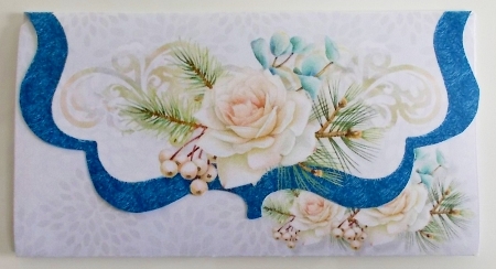 Christmas Roses Gift Voucher- 8 by Pam Stubley