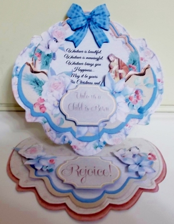 Rejoice! 1 Pocket Easel Card by Pam Stubley