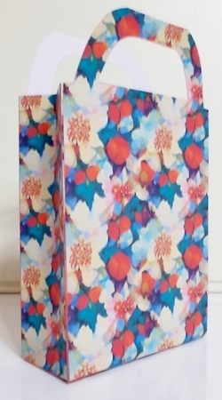 Floral Christmas gift bag 3 by Pam Stubley
