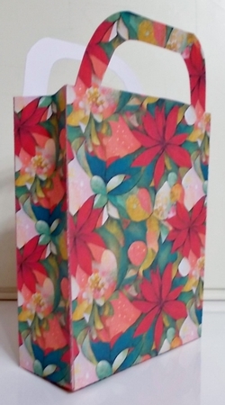 Floral Christmas gift bag 6 by Pam Stubley