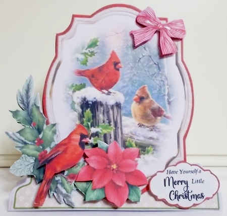 Christmas is in the Air 1 Shaped 6x6 Card & Envelope Kit by Pam Stubley