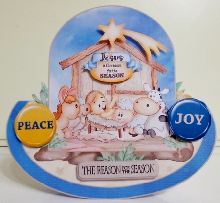 The King Is Born Rocker Card- 4 by Pam Stubley