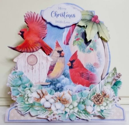 Christmas is in the Air 10 Shaped 6x6 Card & Envelope Kit by Pam Stubley