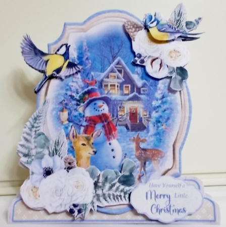 Christmas is in the Air 12 Shaped 6x6 Card & Envelope Kit by Pam Stubley