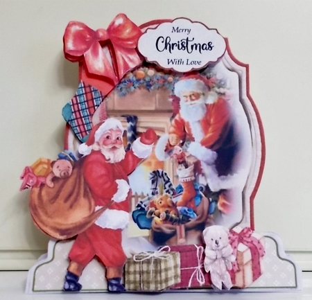 Christmas is in the Air 13 Shaped 6x6 Card & Envelope Kit by Pam Stubley