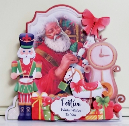 Christmas is in the Air 17 Shaped 6x6 Card & Envelope Kit by Pam Stubley