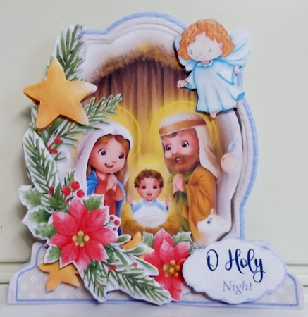 Christmas is in the Air 21 Shaped 6x6 Card & Envelope Kit by Pam Stubley