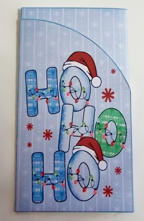 Ho Ho Ho snowflake wallet by Pam Stubley