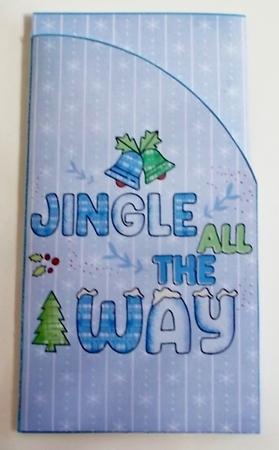 Jingle all the way snowflake wallet by Pam Stubley